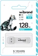 Флеш память USB Wibrand Marten 128GB USB 3.2 Gen1 White (WI3.2/MA128P10W) - изображение 2