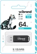 Флеш память USB Wibrand Marten 64GB USB 3.2 Gen1 Black (WI3.2/MA64P10B) - изображение 2