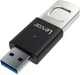 Флеш пам'ять Lexar JumpDrive Fingerprint F35 Pro 64GB USB 3.2 Gen1 Black/Grey (LJDF35P064G-RNBNG) - зображення 4