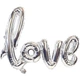 Фольгированная гирлянда-надпись "Love". Цвет: Серебро. Длина: 1м. 12272 - изображение 2