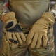 Тактичні рукавиці повнопалі Softshell на флісі койот one size - зображення 2