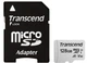 Карта памяти Transcend 128GB microSDXC UHS-I/U3 Class 10 300S A1 + SD-adapter (TS128GUSD300S-A) - изображение 1