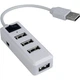 USB-Хаб Gembird USB2.0 UHB-U2P4-21 White 4хUSB2.0 (UHB-U2P4-21) - изображение 1