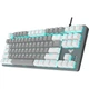 Клавиатура Aula F3287 Mechanical KRGD blue White/Grey (6948391240688) - изображение 2