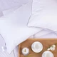 Подушка MirSon Raffaello White 201 Пуховая средняя 70х70 см (2200000060587) - изображение 15
