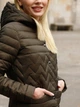 Kurtka puchowa damska długa PERSO BLH919013FX 3XL Khaki (5908312932024) - obraz 3