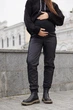 Теплые штаны для беременных Alesund S (42) Lullababe Черный - изображение 4