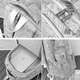 Рюкзак Lesko 601928 White 20L с надписями и рисунками подростковый белый - изображение 3