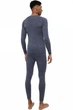 Термобілизна чоловіча Viking Lan Pro (set) 50% merinowool (XXL, dark grey) - изображение 2