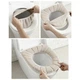 Теплый чехол на сиденье унитаза WarmSeat, бежевый - изображение 3