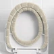 Теплый чехол на сиденье унитаза WarmSeat, бежевый - изображение 4