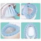 Теплый чехол на сиденье унитаза WarmSeat, голубой - изображение 10