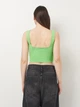 Футболка женская Zara 3519/345 M Зеленая (03519034526037) - изображение 2