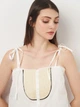 Футболка женская Zara 4043/201 M Белая (04043201733038) - изображение 4
