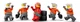 Конструктор LEGO City F1 Пит стоп и механики с болидом Ferrari 322 элемента (60443) - изображение 6