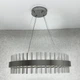 Світильник світлодіодний підвісний LUMINARIA SOFIA 120W R CHROME/CLEAR з пультом ДУ - изображение 4