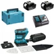 Шліфмашина вібраційна акумуляторна Makita DBO480RTJ (112x102 мм, 11000-14000 хв-1, BL, LXT) - зображення 1