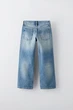 Підліткові джинси для дівчинки Zara Straight 6045/603 164 см Блакитний - зображення 2