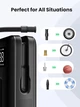 Автокомпресор UGREEN Portable Tire Inflator CD259, портативний насос для шин, чорний - зображення 8