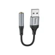 Аудиокабель Hoco LS36 Type-A/AUX Черный (6942007608879) - изображение 2