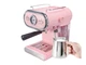 Ріжкова кавоварка Silver Crest SEM 1100 D3 з потужним насосом та панарелло Pink - зображення 3