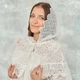 Хустка-палантин жіноча Мамине Сонечко Берегиня біла (323) - зображення 2