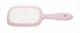 Расческа для волос Janeke 1830 Superbrush The Original Italian 93SP226 RSA Розовая с белым - изображение 2