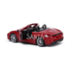 Машинка металлическая Porsche 718 Boxster Bburago 1:32 Порше откр двери красный 13*4*6 см (18-43049) - изображение 2