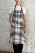 Фартук для кухни в клетку Днепр-Текстиль 053 one size серый - изображение 1