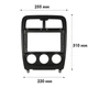 Переходная рамка Lesko 9" Dodge Caliber 2009-2013 (0000) - изображение 3