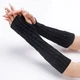 Митенки вязаные без пальцев черные One Size - изображение 1