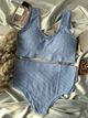 Комплект топ з трусиками 8821 Beisdanna блакитний one size - зображення 2