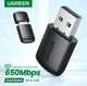 Внешний двухдиапазонный сетевой USB Wi-Fi адаптер Ugreen AC650 2.4/5GHz 650Mbit антенна вайфай для пк WiFi в компьютер и ноутбук юсб вай фай репитер - изображение 1
