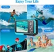 Водонепроницаемая цифровая камера Подводная камера Full HD 2.7K Синий - изображение 4