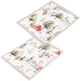 Набор 2 хлопковых полотенца Home Line Праздничный Городок кухонные 40x60 см (190843 HL) - изображение 2