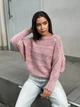 Жіночий легкий светр рожевого кольору 30284 One Size - зображення 2
