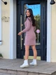 Вязаное платье пудрового цвета 30288 One Size - изображение 4