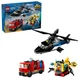 Конструктор LEGO City Набор с вертолетом пожарной машиной и подводной лодкой 874 элемента (60462) - изображение 3