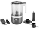 Кухонний мінікомбайн KitchenAid 5KFCB519EDG бездротовий сірий - изображение 2