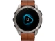 Спортивний годинник Garmin Fenix 8 51mm AMOLED Sapphire Carbon grey DLC w. Chestnut Leather Band (010-02905-40) - изображение 3