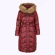 Пуховик зимовий довгий жіночий PERSO BLH220032FR 3XL Винний (5908312938835) - зображення 7
