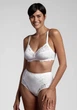 Женские трусы Lepel Maxi Pizzo VLPT02066 белые размер 3XL - изображение 1