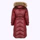 Пуховик зимовий довгий жіночий PERSO BLH220032FR XL Винний (5908312938811) - зображення 8