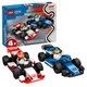 Конструктор LEGO City F1 Болиды Williams Racing и Haas 92 элемента (60464) - изображение 3