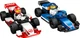 Конструктор LEGO City F1 Болиды Williams Racing и Haas 92 элемента (60464) - изображение 2