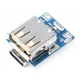 Підвищуючий модуль стабілізатор/перетворювач USB DC-DC 3.7-5В - 5В 1А, Type-C - зображення 2