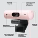 Веб-камера Logitech Brio 500 Rose (960-001421) - зображення 7