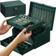 Шкатулка - сундучок органайзер для драгоценностей украшений Soulima Jewelry Box с ключом (21954) - изображение 1