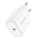 СЗУ Borofone 1хType-C PD 20W + кабель Type-C - Lightning White (BA57A) - изображение 2