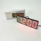 Часы настольные VST-898-1 от USB LED с будильником и термометром. Цвет: черный - изображение 2